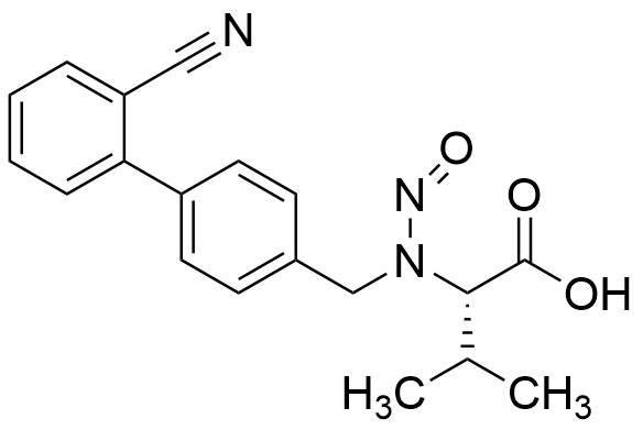 N-((2'-Cyano-[1,1'-biphenyl]-4-yl)methyl)-N-nitroso-L-valine