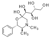 (1S,2R,3S)-1-((5S,6S)-2-Hydroxy-4,5-dimethyl-6-phenylmorpholin-2-yl)butane-1,2,3,4-tetraol
