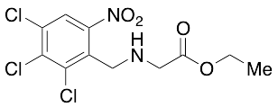2-((2,3,4-Trichloro-6-nitrobenzyl)amino)acetic Acid Ethyl Ester