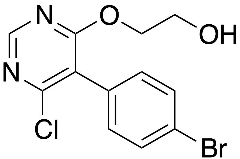 2-[[5-(4-Bromophenyl)-6-chloro-4-pyrimidinyl]oxy]ethanol