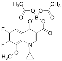 1-Cyclopropyl-6,7-difluoro-8-methoxy-4-oxo-1,4-dihydroquinoline-3-carboxylic Acid Anhydride with Diacetyl Borate