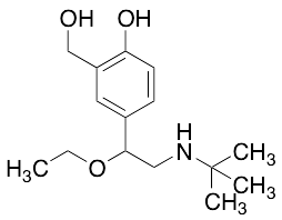 4-(2-(tert-butylamino)-1-ethoxyethyl)-2-(hydroxymethyl)phenol
