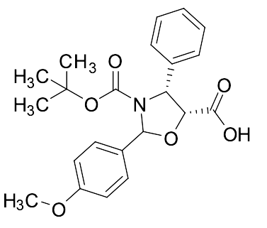 (4R,5R)-3-tert-Butoxycarbonyl-2-(4-anisyl)-4-phenyl-5-oxazolidinecarboxylic Acid