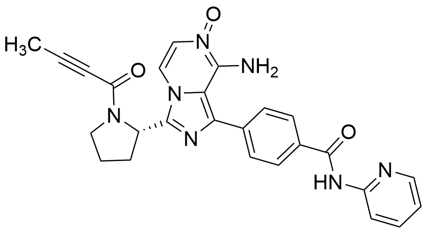 Acalabrutinib-imidazo[1,5-a]pyrazin-N-oxide