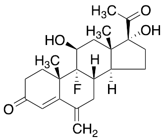 9-​Fluoro-​11b,​17-​dihydroxy-​6-​methylene-pregn-​4-​ene-​3,​20-​dione
