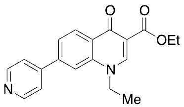 1-Ethyl-1,4-dihydro-4-oxo-7-(4-pyridyl)quinoline-3-carboxylic Acid Ethyl Ester