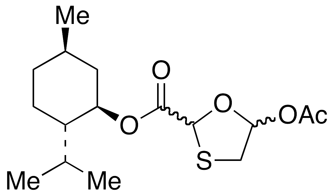 L-Menthol-5-(acetyloxy)-1,3-oxathiolane-2-carboxylate