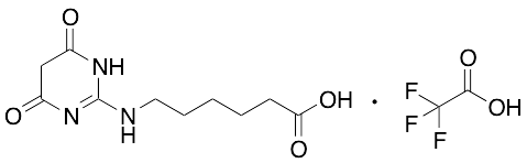 6-(4,6-Dioxo-1,4,5,6-tetrahydropyrimidin-2-yl-amino)hexanoic Acid Trifluoroacetate
