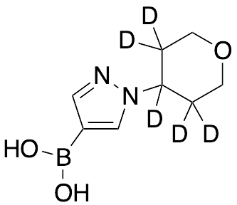 B-[1-(Tetrahydro-2H-pyran-4-yl)-1H-pyrazol-4-yl]boronic Acid-d5