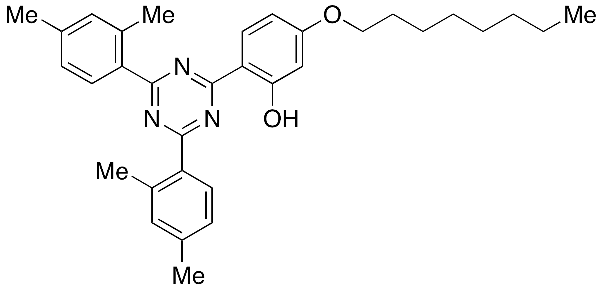 2-[4,6-Bis(2,4-dimethylphenyl)-1,3,5-triazin-2-yl]-5-(octyloxy)phenol