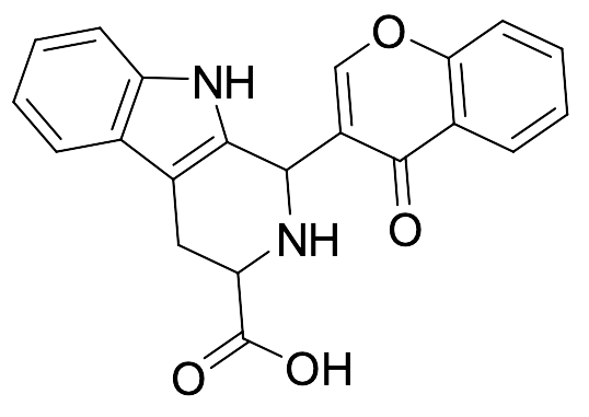 1-(4-Oxo-4H-chromen-3-yl)-2,3,4,9-tetrahydro-1H-beta-carboline-3-carboxylic Acid