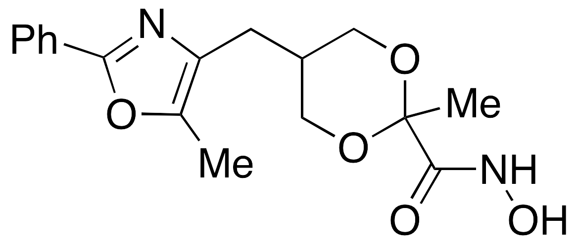 N-Hydroxy-2-methyl-5-[(5-methyl-2-phenyl-4-oxazolyl)methyl]-1,3-dioxane-2-carboxamide