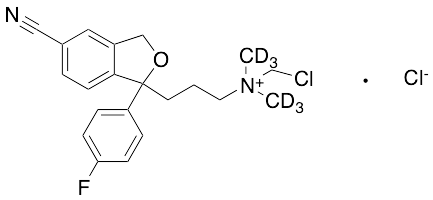 N-Chloromethyl Citalopram-d6 Chloride