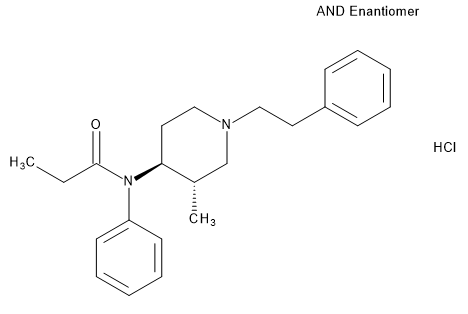 d,l-trans-3-Methylfentanyl.HCl