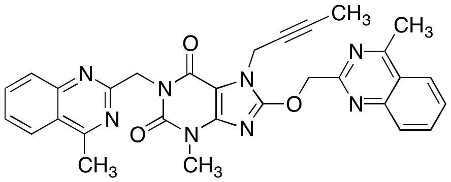 7-(But-2-yn-1-yl)-3-methyl-8-((4-methylquinazolin-2-yl)methoxy)-1-((4-methylquinazolin-2-yl)methyl)-1H-purine-2,6(3H,7H)-dione