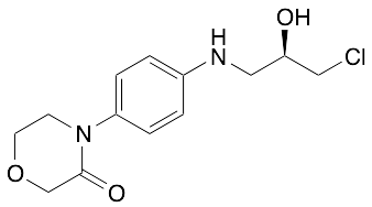 4-[4-[[(2R)-3-Chloro-2-hydroxypropyl]amino]phenyl]-3-morpholinone