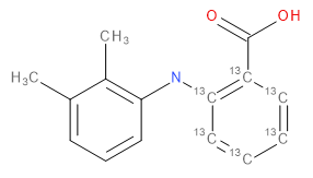 Mefenamic acid 13C6 (benzoic ring 13C6) 100 µg/mL in Acetonitrile