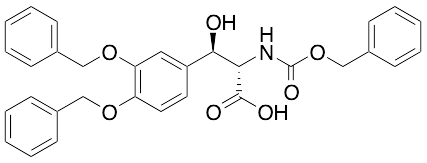 (betaR)-beta-Hydroxy-3-(phenylmethoxy)-N-[(phenylmethoxy)carbonyl]-O-(phenylmethyl)-L-tyrosine