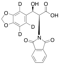1,3-Benzodioxole-N-phthalimido DL-threo-Droxidopa-d3