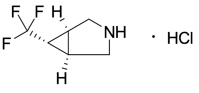 6-Endo-(trifluoromethyl)-3-azabicyclo[3.1.0]hexane Hydrochloride