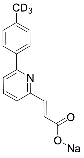 (E)-3-(6-(4-Toluolyl)-2-pyridyl)-acrylic acid sodium salt-D3