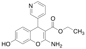 Ethyl 2-Amino-7-hydroxy-4-(pyridin-3-yl)-4H-chromene-3-carboxylate