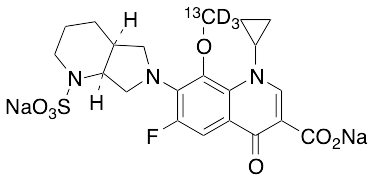Moxifloxacin-13Cd3 N-Sulfate Disodium Salt