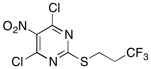 4,​6-​dichloro-​5-​nitro-​2-​[(3,​3,​3-​trifluoropropyl)​thio]​-Pyrimidine