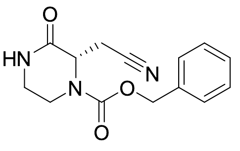 Benzyl (S)-2-(Cyanomethyl)-3-oxopiperazine-1-carboxylate