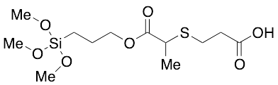 3-((1-Oxo-1-(3-(trimethylsilyl)propoxy)propan-2-yl)thio)propanoic acid
