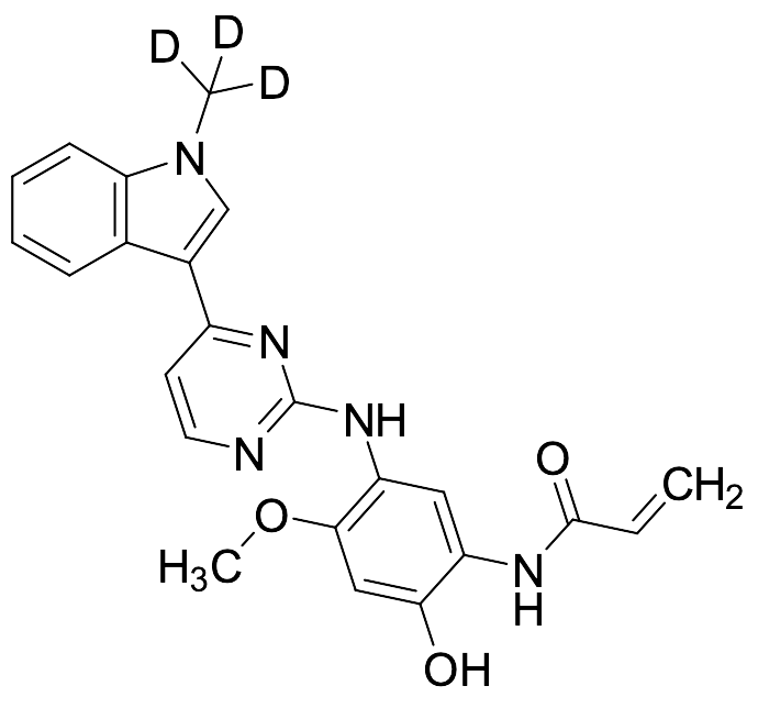 N-(2-Hydroxy-4-methoxy-5-((4-(1-(methyl-D3)-1H-indol-3-yl)pyrimidin-2-yl)amino)phenyl)acrylamide