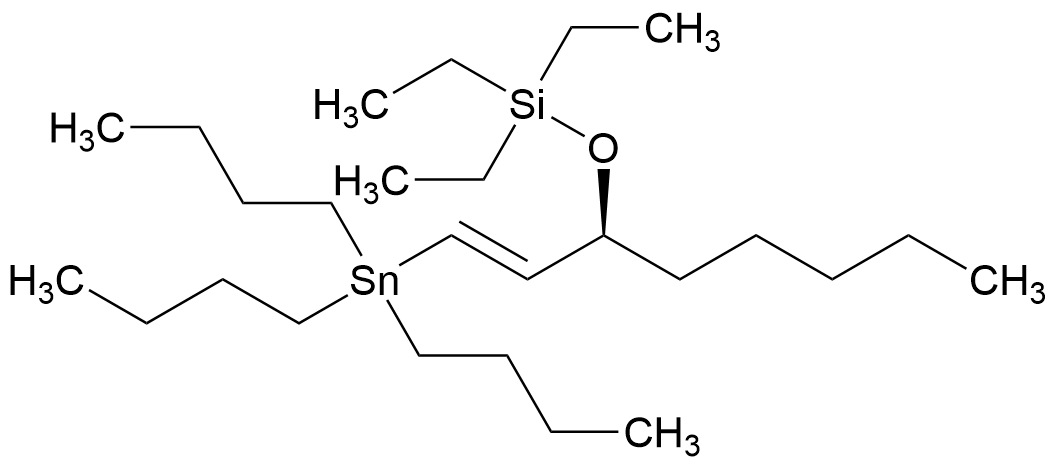Tributyl[(1E,3S)-3-[(triethylsilyl)oxy]-1-octen-1-yl]stannane 