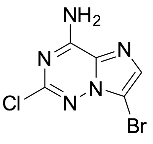 7-Bromo-2-chloroimidazo[2,1-f][1,2,4]triazin-4-amine
