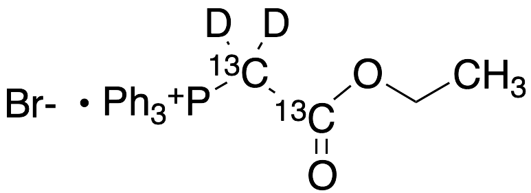 (Ethoxycarbonylmethyl)triphenylphosphonium-13C2d2 Bromide
