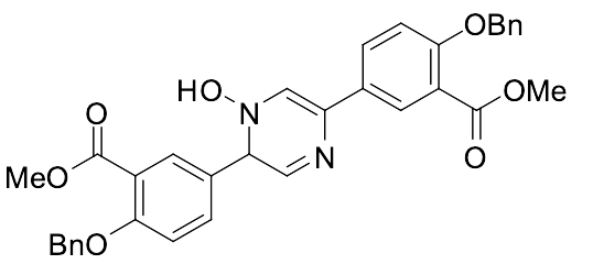 Dimethyl 5,5'-(1-Hydroxy-1,2-dihydropyrazine-2,5-diyl)bis(2-(benzyloxy)benzoate)