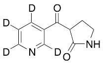 3-(Nicotinoyl-2,4,5,6-d4)-2-pyrrolidinone