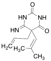 5-Allyl-6-imino-5-(2-methylprop-1-en-1-yl)dihydropyrimidine-2,4(1H,3H)-dione