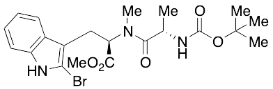 2-Bromo-N-[N-[(1,1-dimethylethoxy)carbonyl]-L-alanyl]-N-methyl-D-tryptophan Methyl Ester