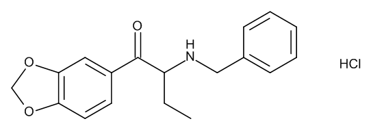 N-Benzyl-(3,4-methylenedioxyphenyl)-2-aminobutan-1-one Hydrochloride 1.0 mg/ml in Methanol (as free base) - CAS No. N-Benzyl-(3,4-methylenedioxyphenyl)-2-aminobutan-1-one Hydrochloride 1.0 mg/ml in Methanol (as free base)