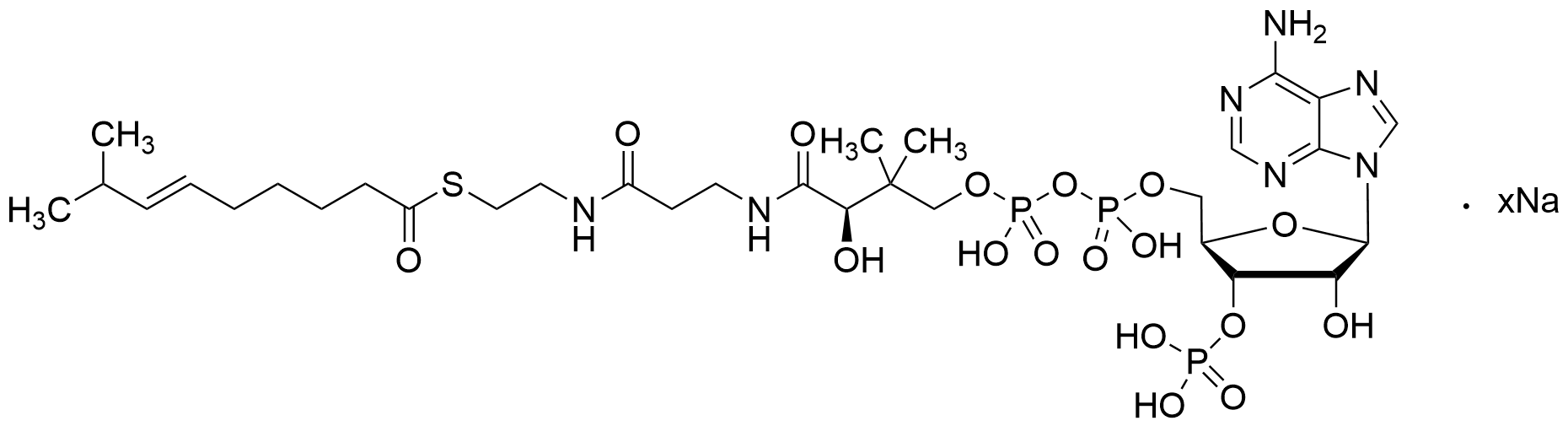 8-Methyl-6-nonenoyl-CoA Sodium