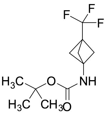 tert-​Butyl (3-​(Trifluoromethyl)​bicyclo[1.1.1]​pentan-​1-​yl)​carbamate