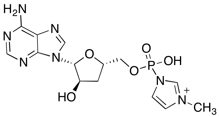 3'-Deoxyadenosine 5’-(3-Methyl-1-phosphono-1H-imidazol-3-ium)