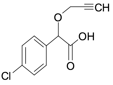 (4-Chlorophenyl)(prop-2-ynyloxy)acetic Acid