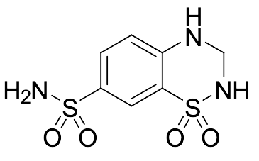 7-Sulfamoyl-3,4-dihydro-1,2,4-benzothiadiazine 1,1-dioxide