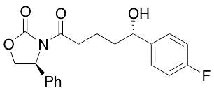3-[(5S)-(4-Fluorophenyl)-5-hydroxypentanoyl]-(4S)-phenyl-1,3-oxazolidin-2-one
