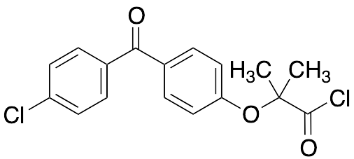 2-[4-(4-Chlorobenzoyl)phenoxy]-2-methylpropanoyl Chloride