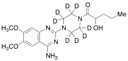 1-[4-(4-Amino-6,7-dimethoxy-2-quinazolinyl)-1-piperazinyl]-2-hydroxy-1-pentanone-d8