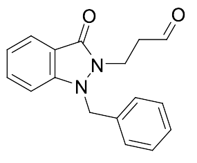 3-(1-Benzyl-3-oxo-1,3-dihydro-2H-indazol-2-yl)propanal