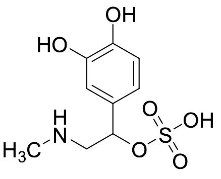 4-[2-(Methylamino)-1-(sulfooxy)ethyl]-1,2-benzenediol