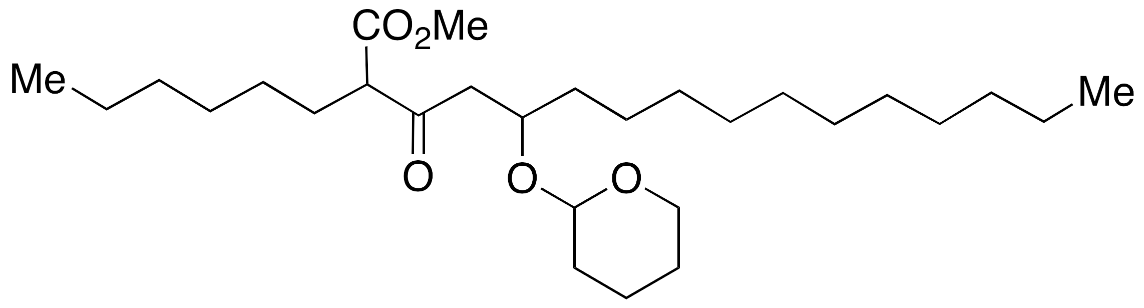 2-Hexyl-3-oxo-5-[(tetrahydro-2H-pyran-2-yl)oxy]-hexadecanoic Acid Methyl Ester(Mixture of Diastereomers)